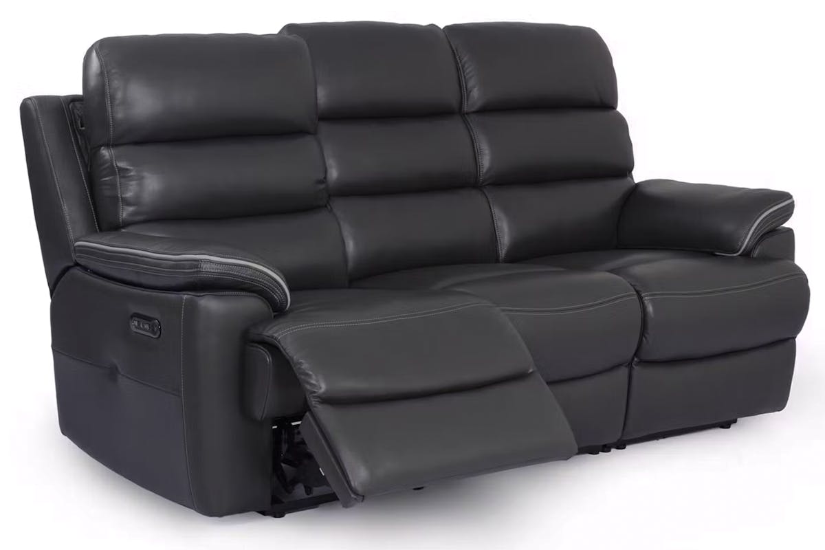Alec 3 Seater Sofa | Power Headrest Recliner | Trim-5