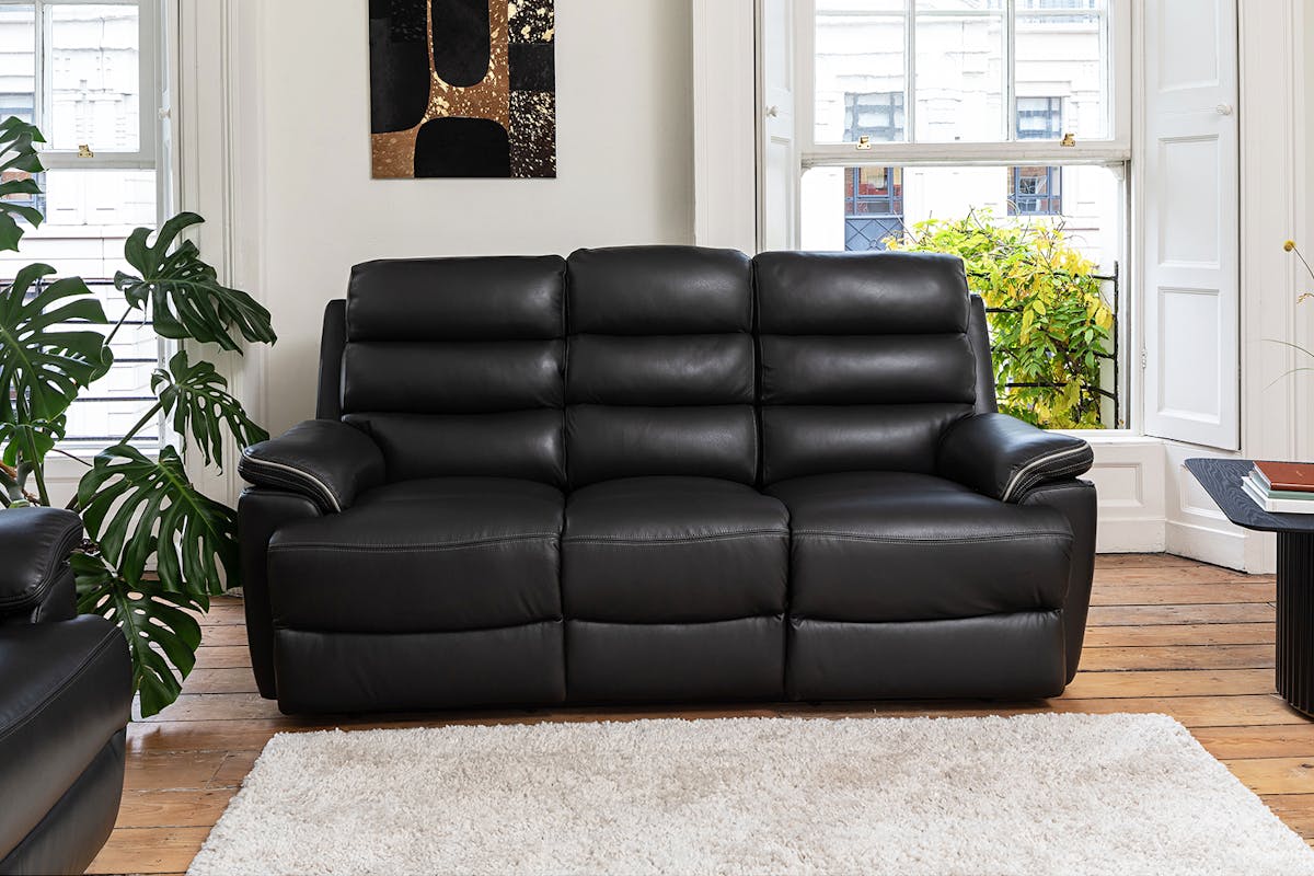 Alec 3 Seater Sofa | Power Headrest Recliner | Trim-9