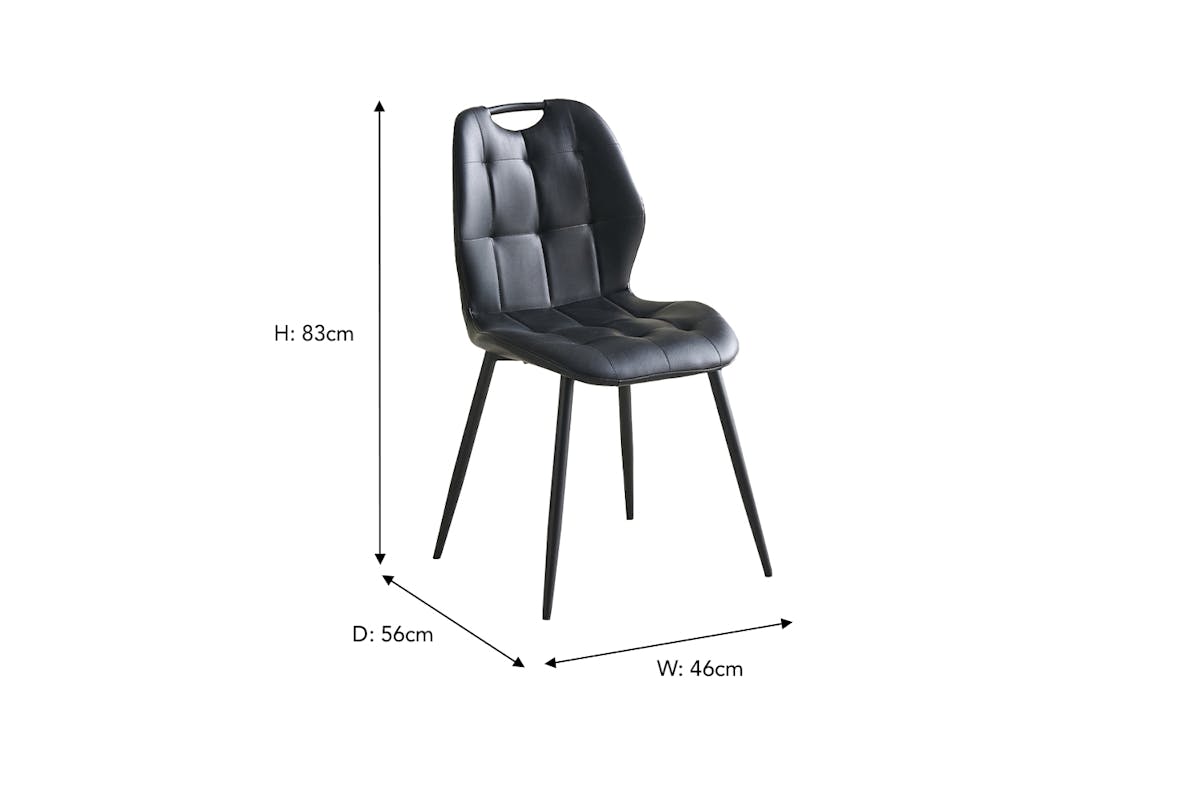 Shelby Dining Chair | Black-3