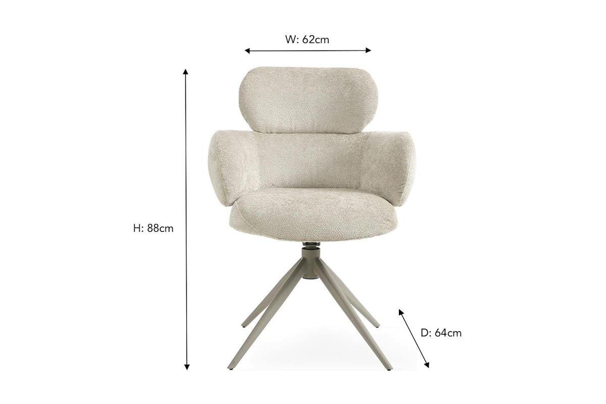 Vera Dining Chair | Beige-3
