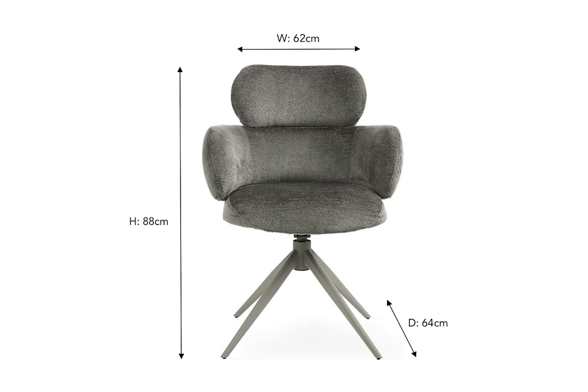 Vera Dining Chair | Mocha-3