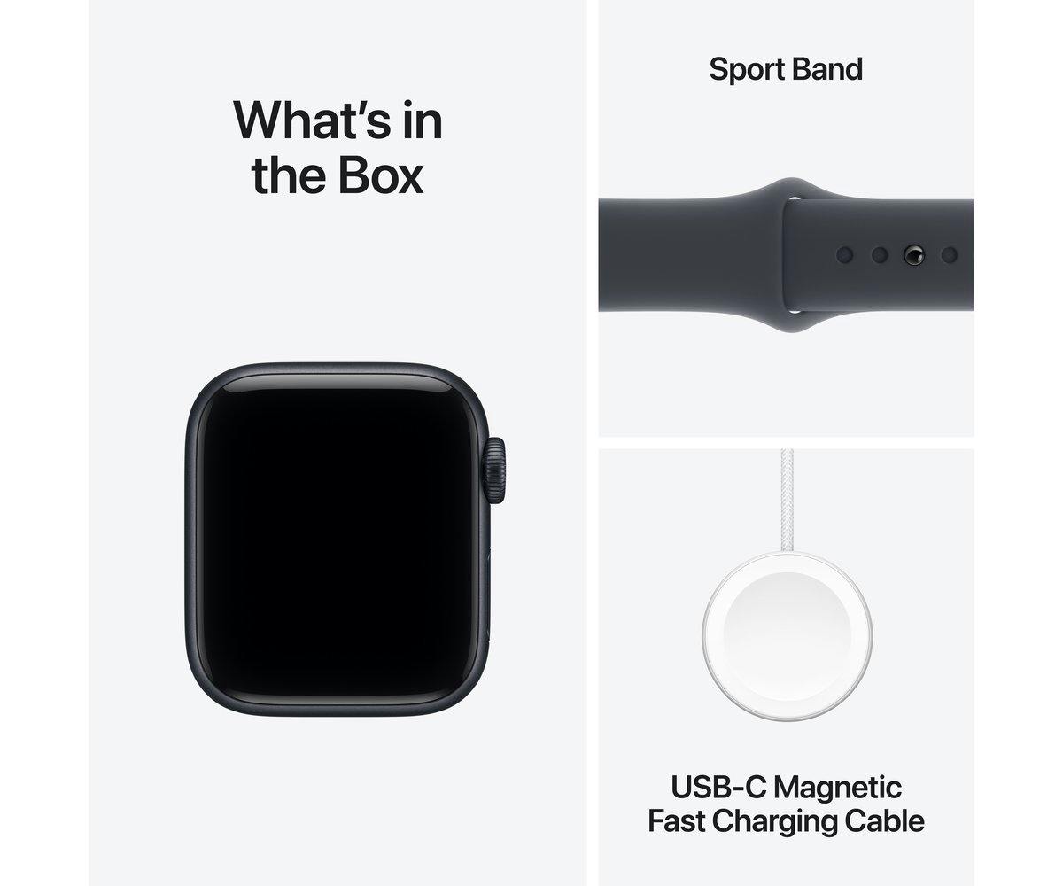 Apple Watch SE 3 | GPS | 40mm | Midnight Aluminium | Midnight Sport Band | M/L-19