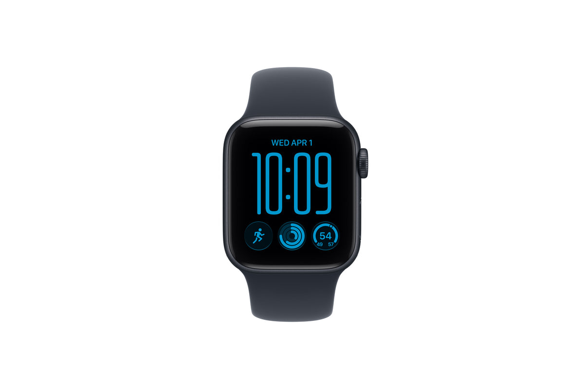 Apple Watch SE 3 | GPS | 44mm | Midnight Aluminium | Navy Blue Sport Band | M/L-2