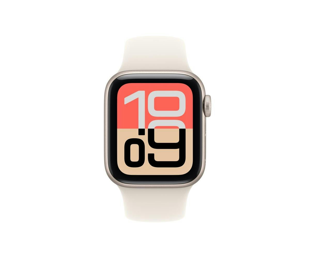 Apple Watch SE 3 | GPS | 40mm | Starlight Aluminium | Starlight Sport Band | S/M-12