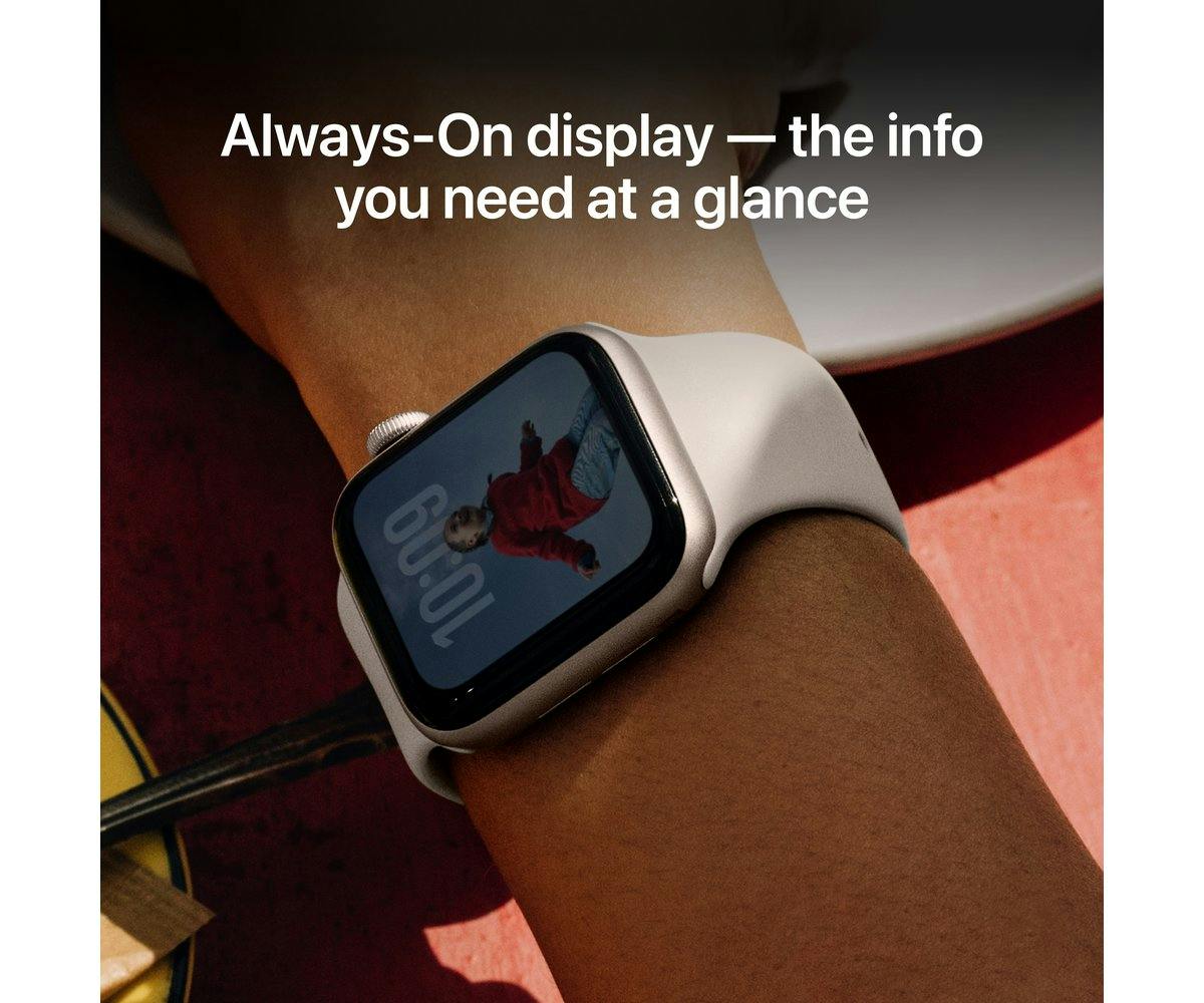 Apple Watch SE 3 | GPS | 40mm | Starlight Aluminium | Starlight Sport Band | S/M-15