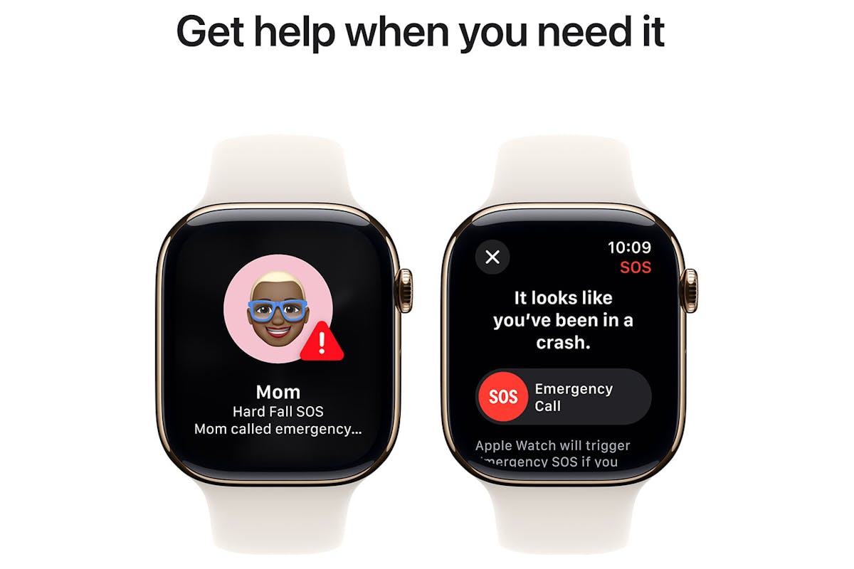 Apple Watch Series 10 GPS + Cellular | 46mm | Gold Titanium Case with Starlight Sport Band S/M-15