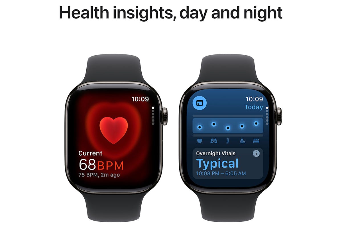 Apple Watch Series 10 GPS + Cellular | 46mm | Slate Titanium Case with Black Sport Band M/L-14