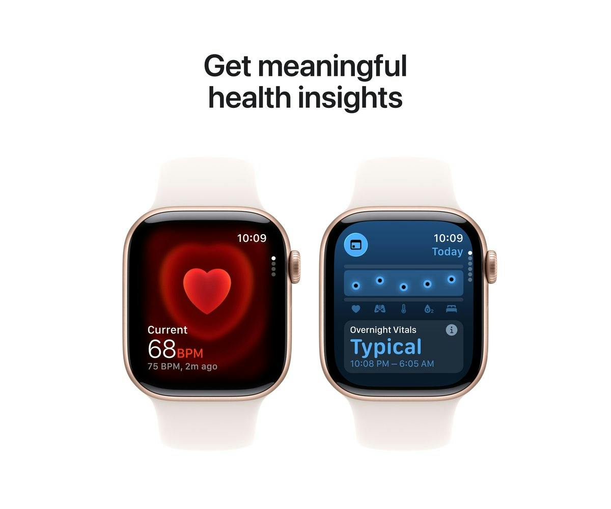 Apple Watch Series 11 | GPS | 46mm | Rose Gold Aluminium | Light Blush Sport Band | M/L-15