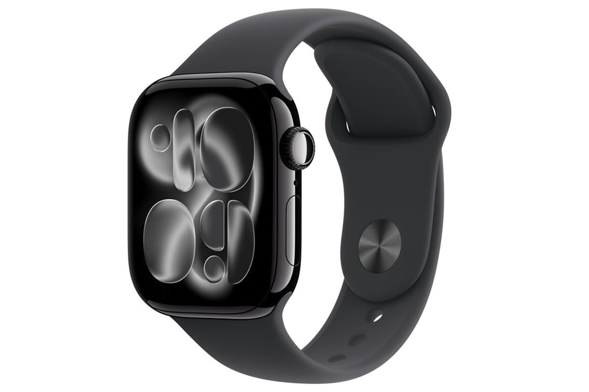 Apple Watch Series 11 | GPS | 42mm | Jet Black Aluminium | Black Sport Band | S/M-11