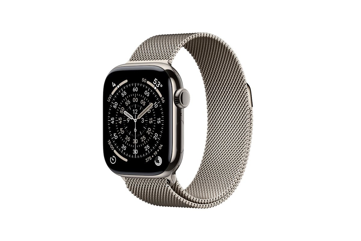 Apple Watch Series 11 | GPS + Cellular | 42mm | Natural Titanium | Natural Milanese Loop-11