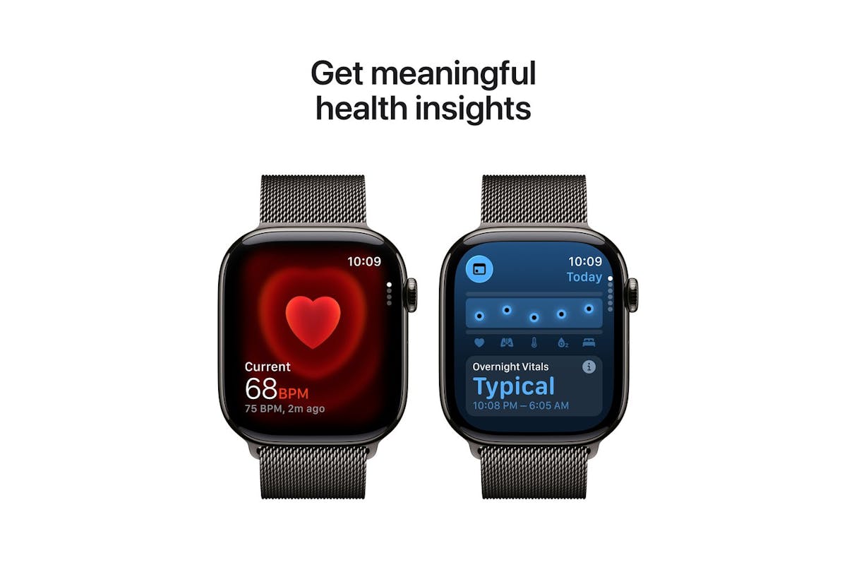 Apple Watch Series 11 | GPS + Cellular | 42mm | Slate Titanium | Slate Milanese Loop-5