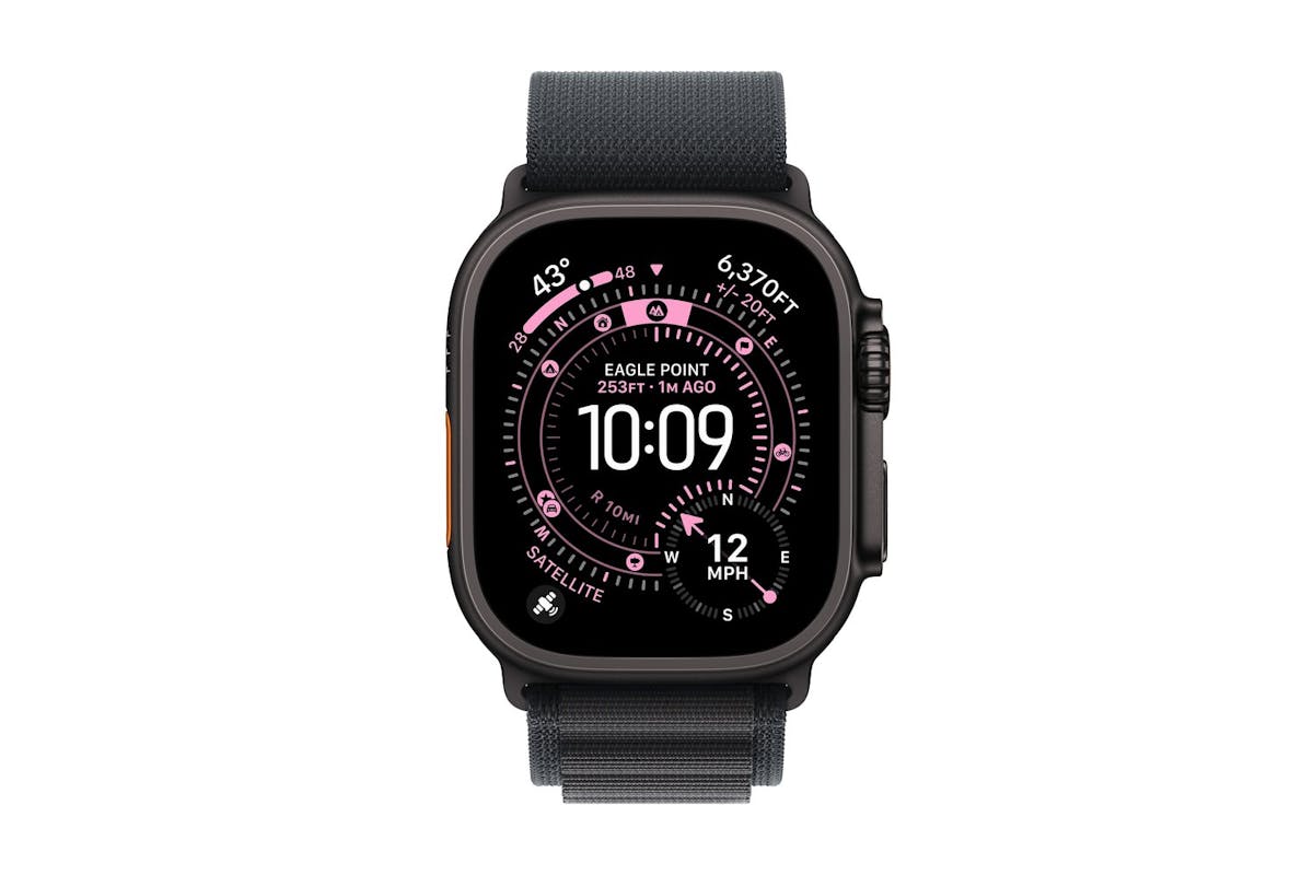 Apple Watch Ultra 3 | GPS + Cellular | 49mm | Black Titanium | Black Alpine Loop | Large-10