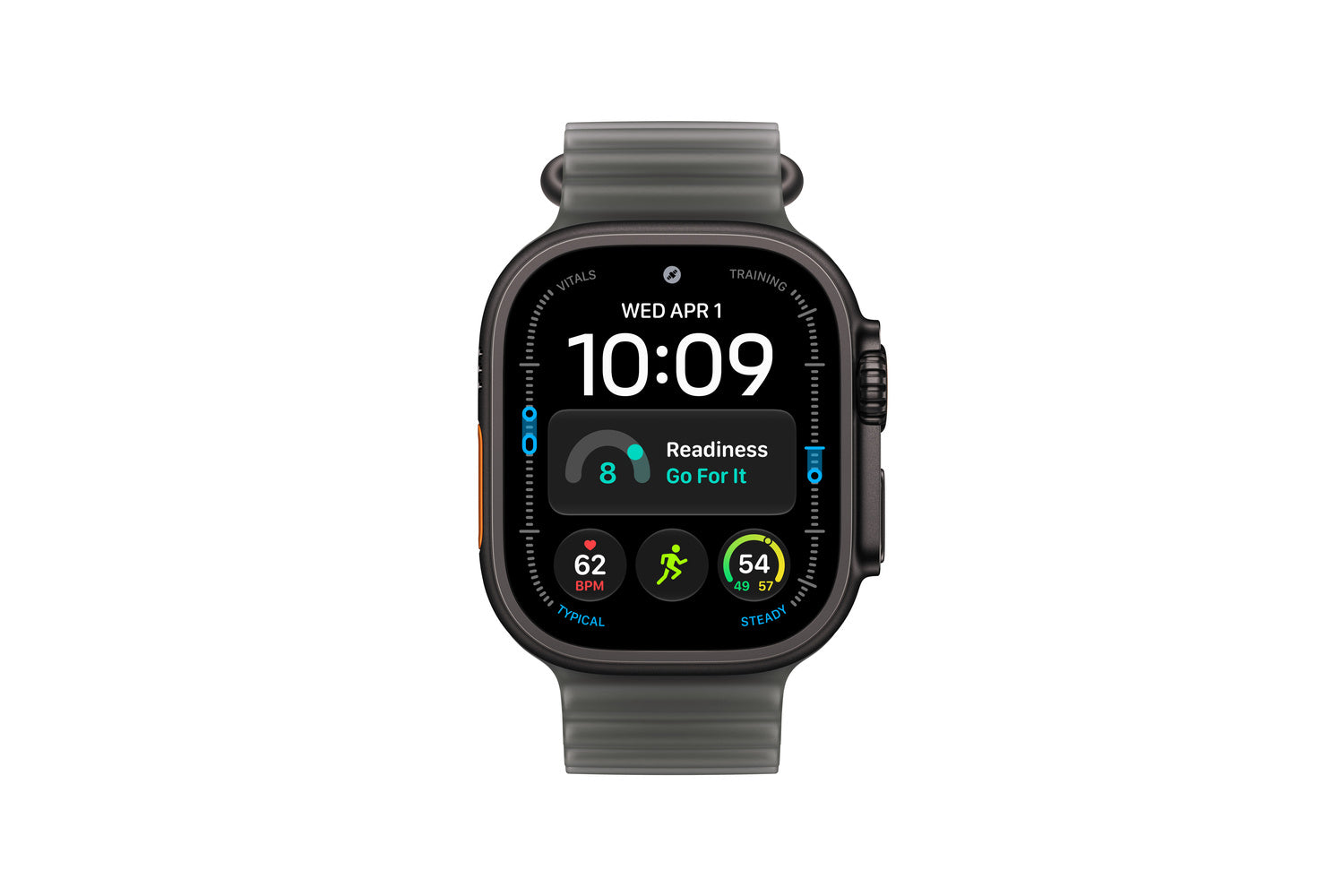Apple Watch Ultra 4 | GPS + Cellular | 49mm | Black Titanium | Translucent Black Ocean Band-2
