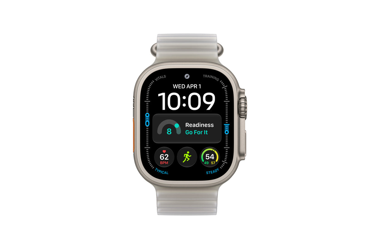 Apple Watch Ultra 4 | GPS + Cellular | 49mm | Natural Titanium | Translucent Grey Ocean Band-2