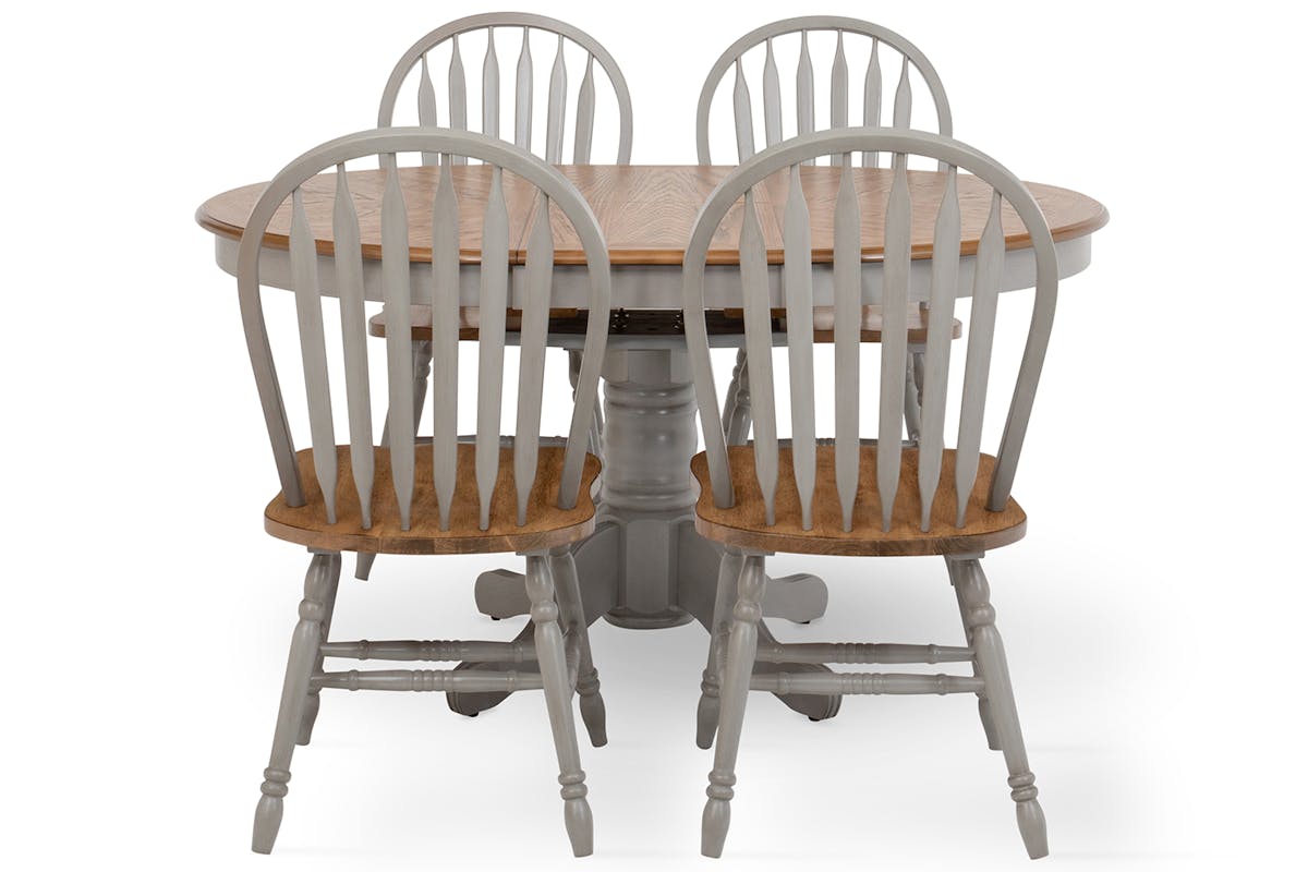 Ardmore Extending Dining Set | Table & 4 Chairs | Grey-4