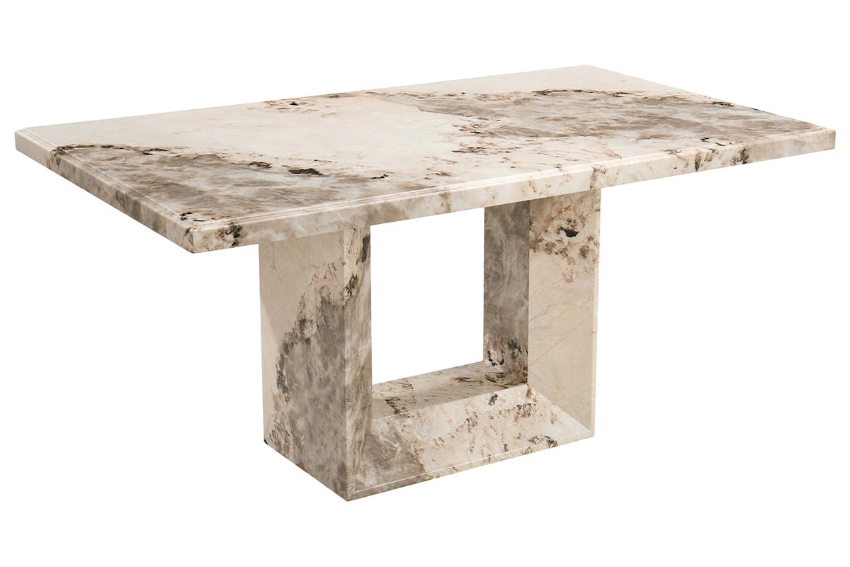 Canova Rectangular Dining Table | 160 cm | Mottled Mocha-4