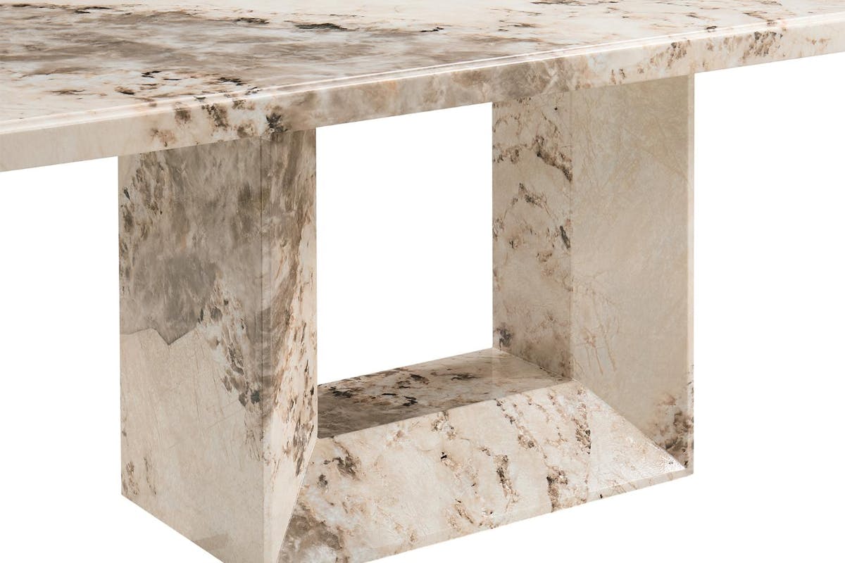 Canova Rectangular Dining Table | 200 cm | Mottled Mocha-8