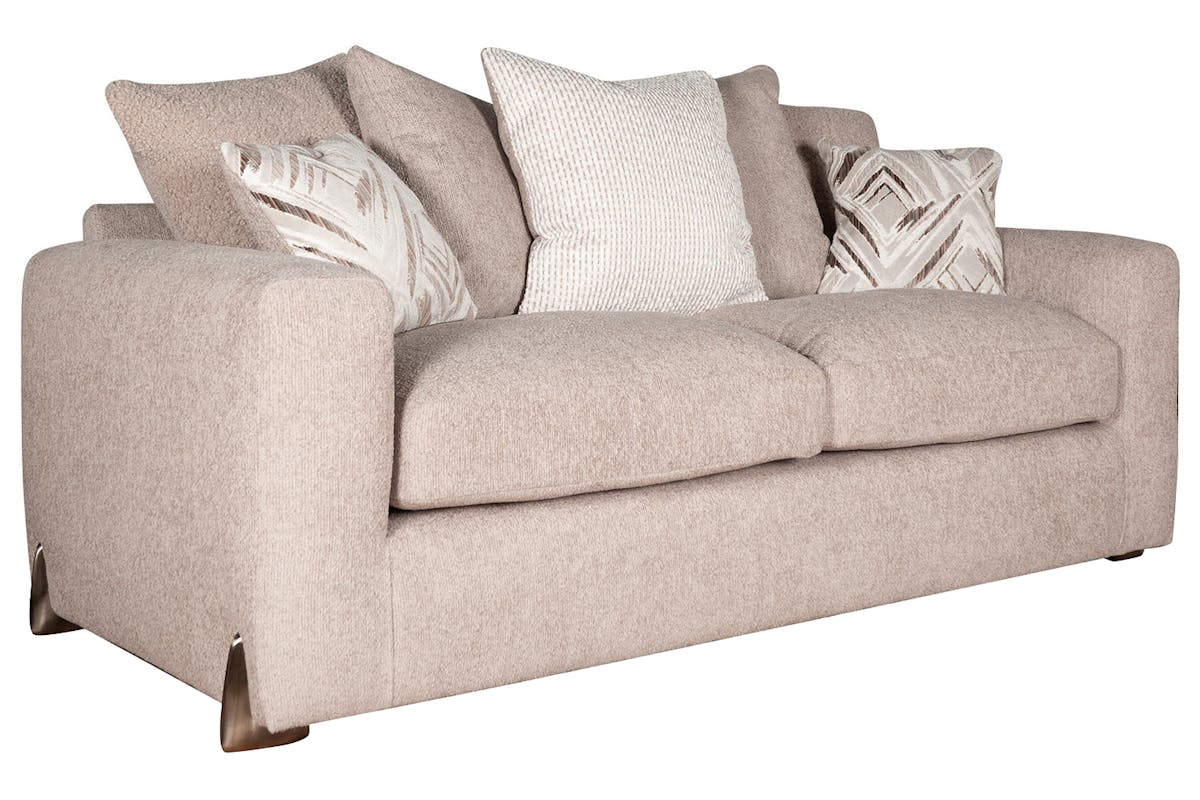 Romeo 3 Seater Sofa | Pillow Back | Fabric-2