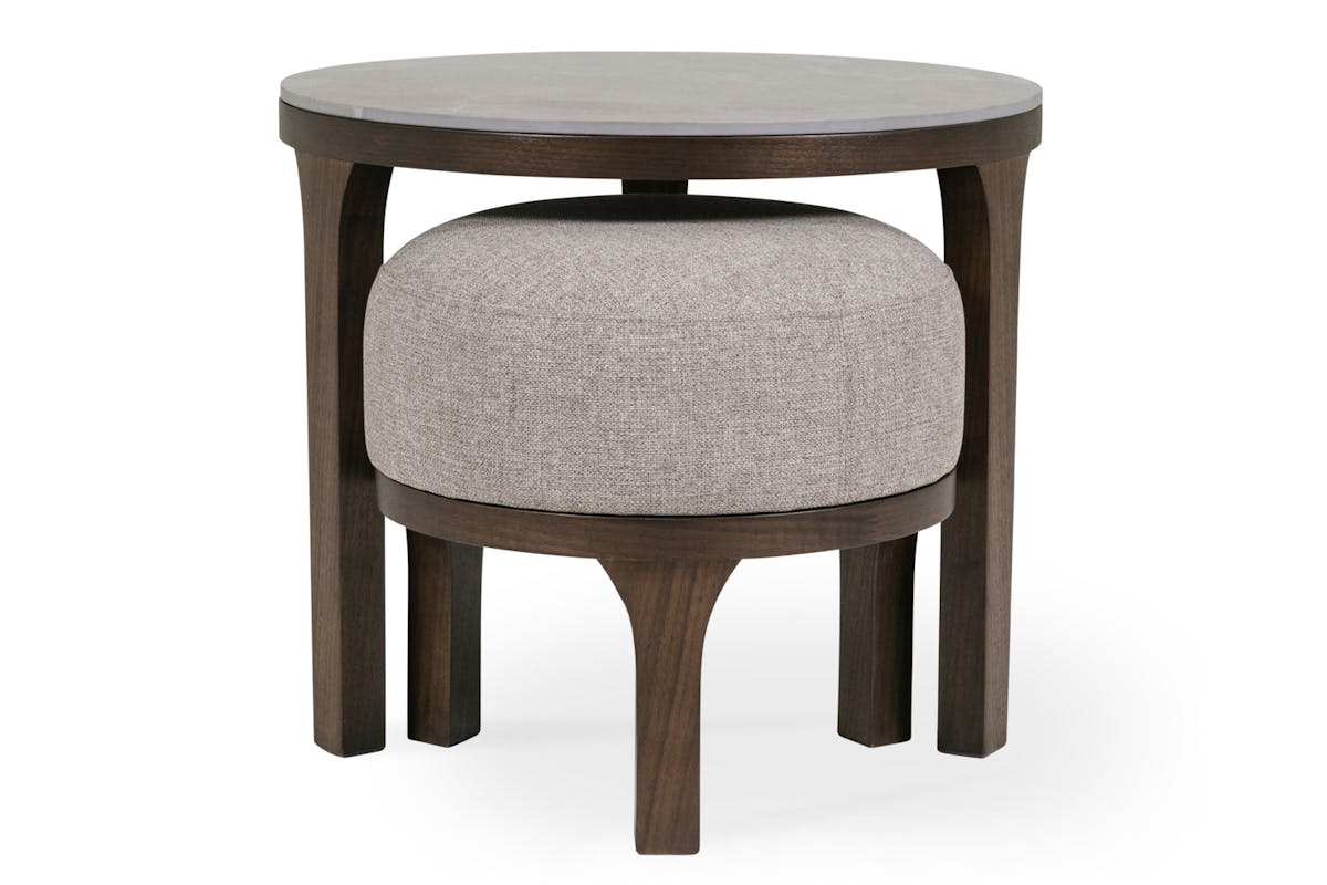 Avenza Round Drinks Table | Latte-3