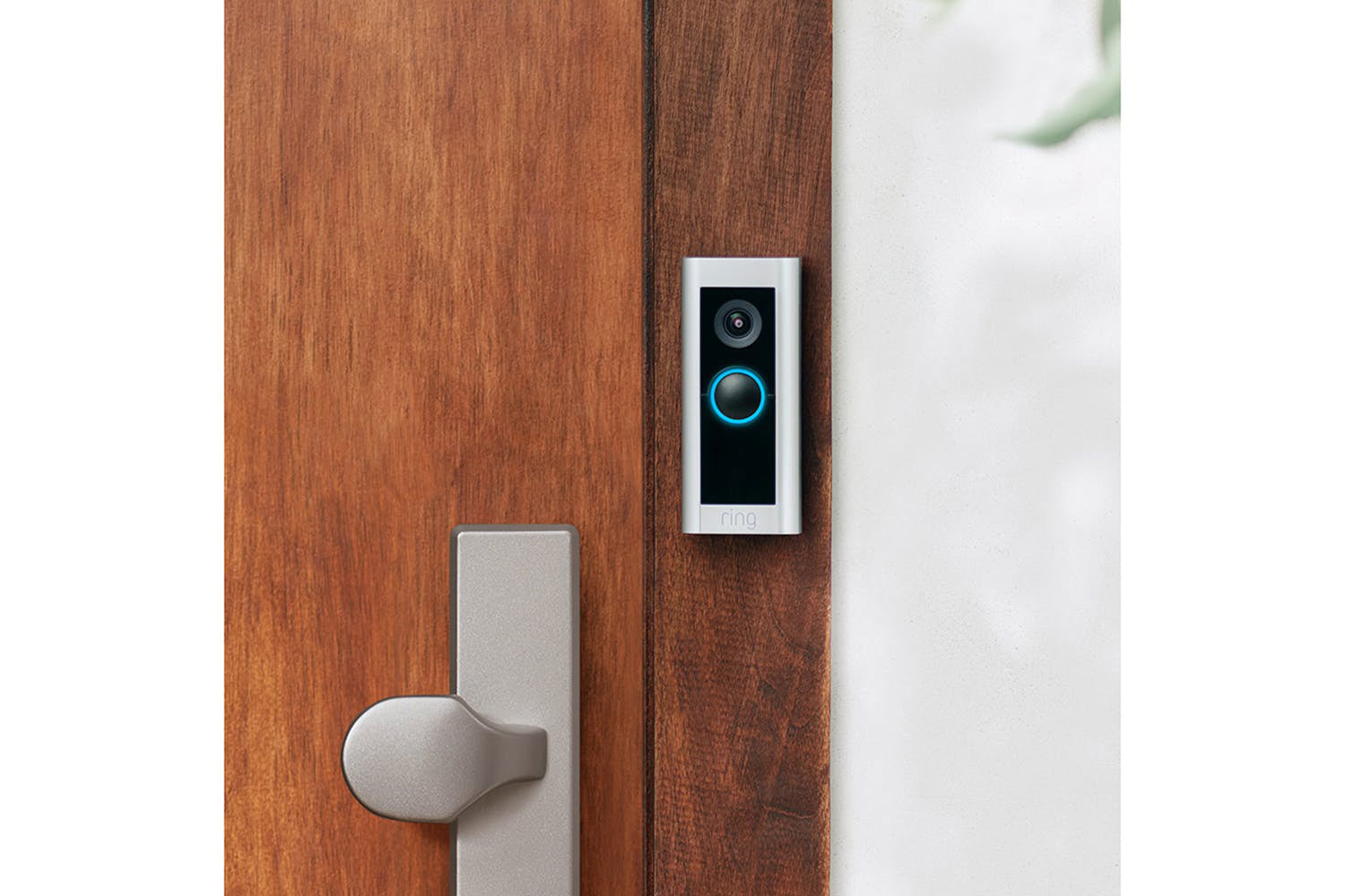 Ring Video Doorbell Pro 2 with Plug-in Adapter | Satin Nickel-10