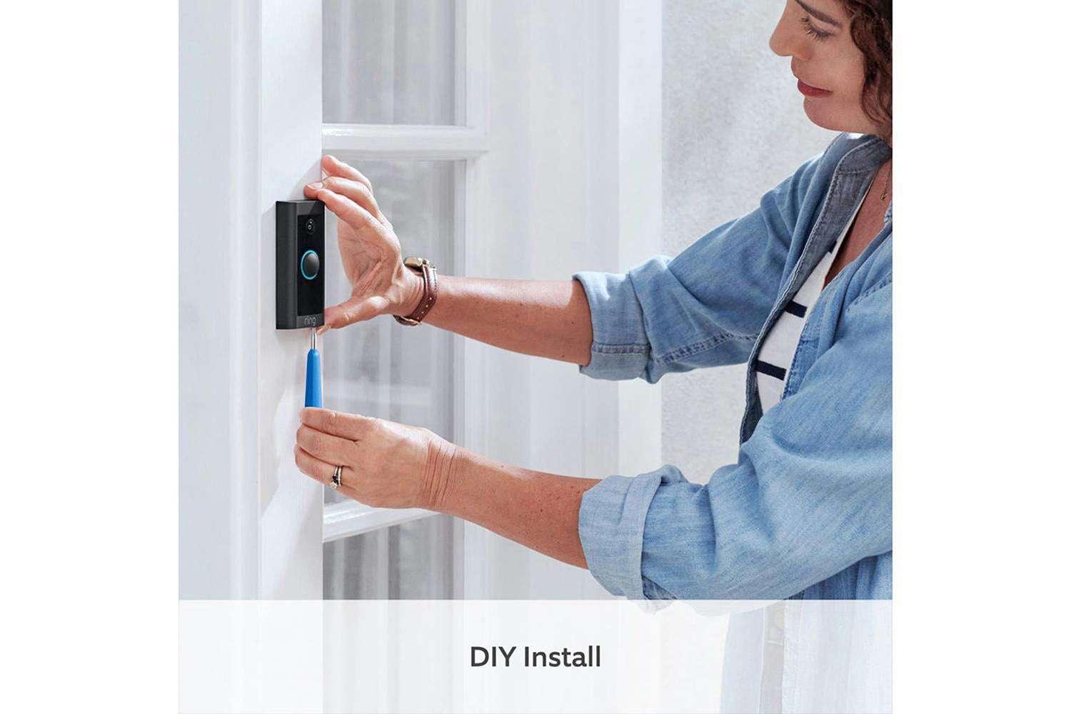 Ring Video Doorbell Wired | Black-2