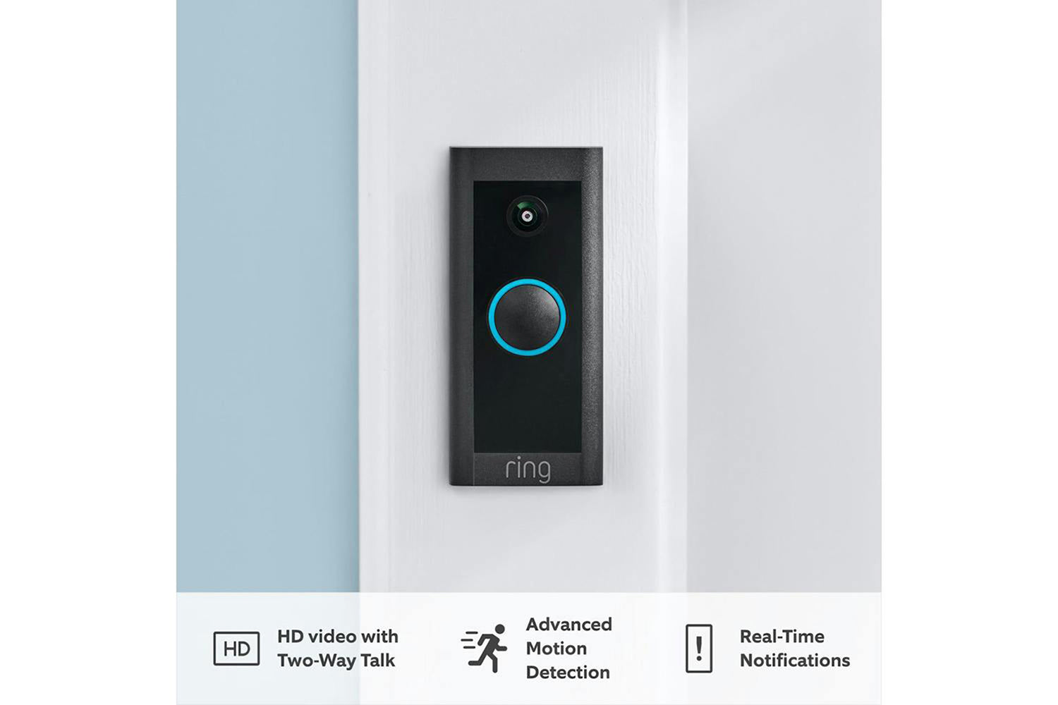 Ring Video Doorbell Wired | Black-4