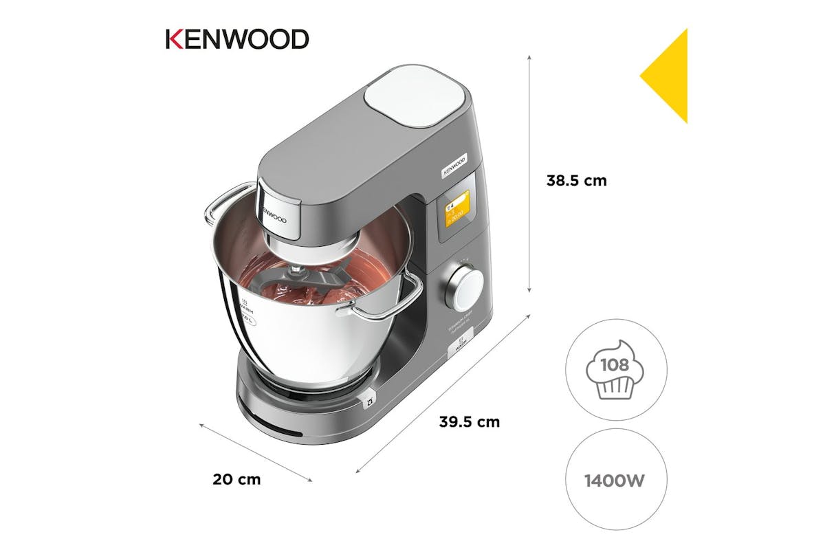 Kenwood Titanium Chef Patissier XL Mixer | KWL900.004SI | Silver-5