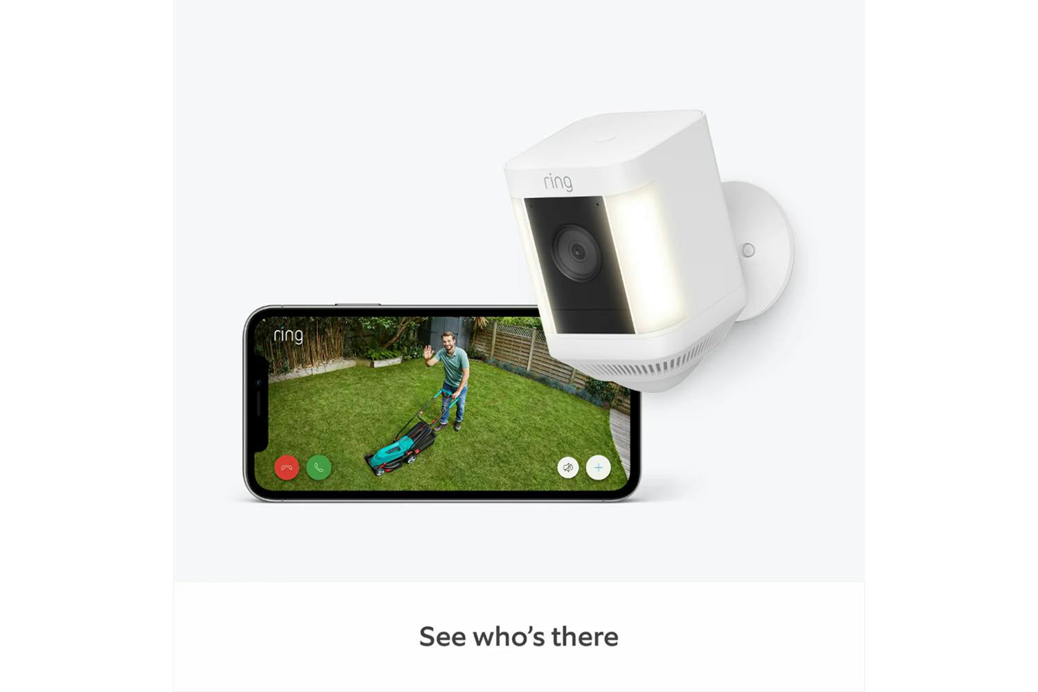 Ring Spotlight Cam Plus Battery | White-6