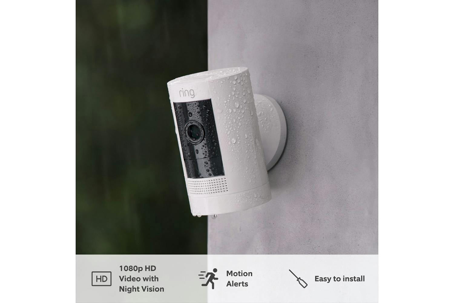 Ring Stick Up Outdoor Camera Battery Gen 3 | White-4