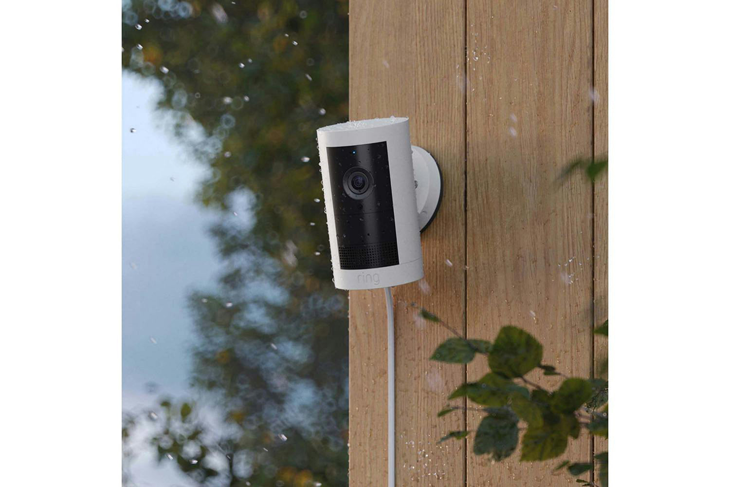 Ring 2K Outdoor Security Cam Plus Plug-In | White-2