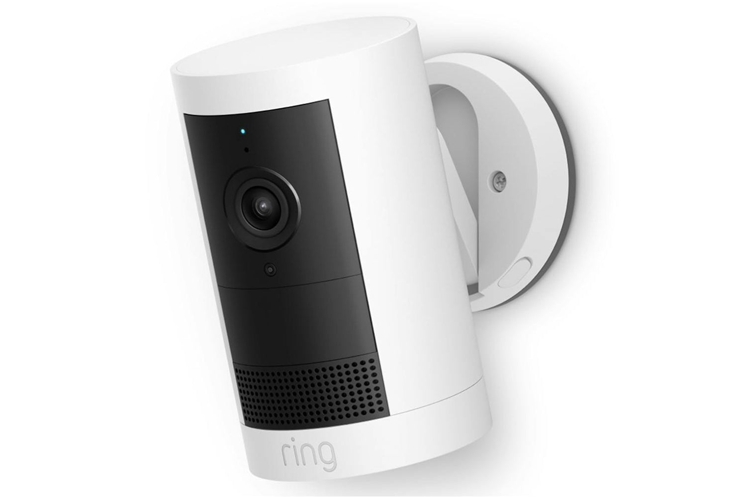 Ring 2K Outdoor Security Cam Plus Battery | White