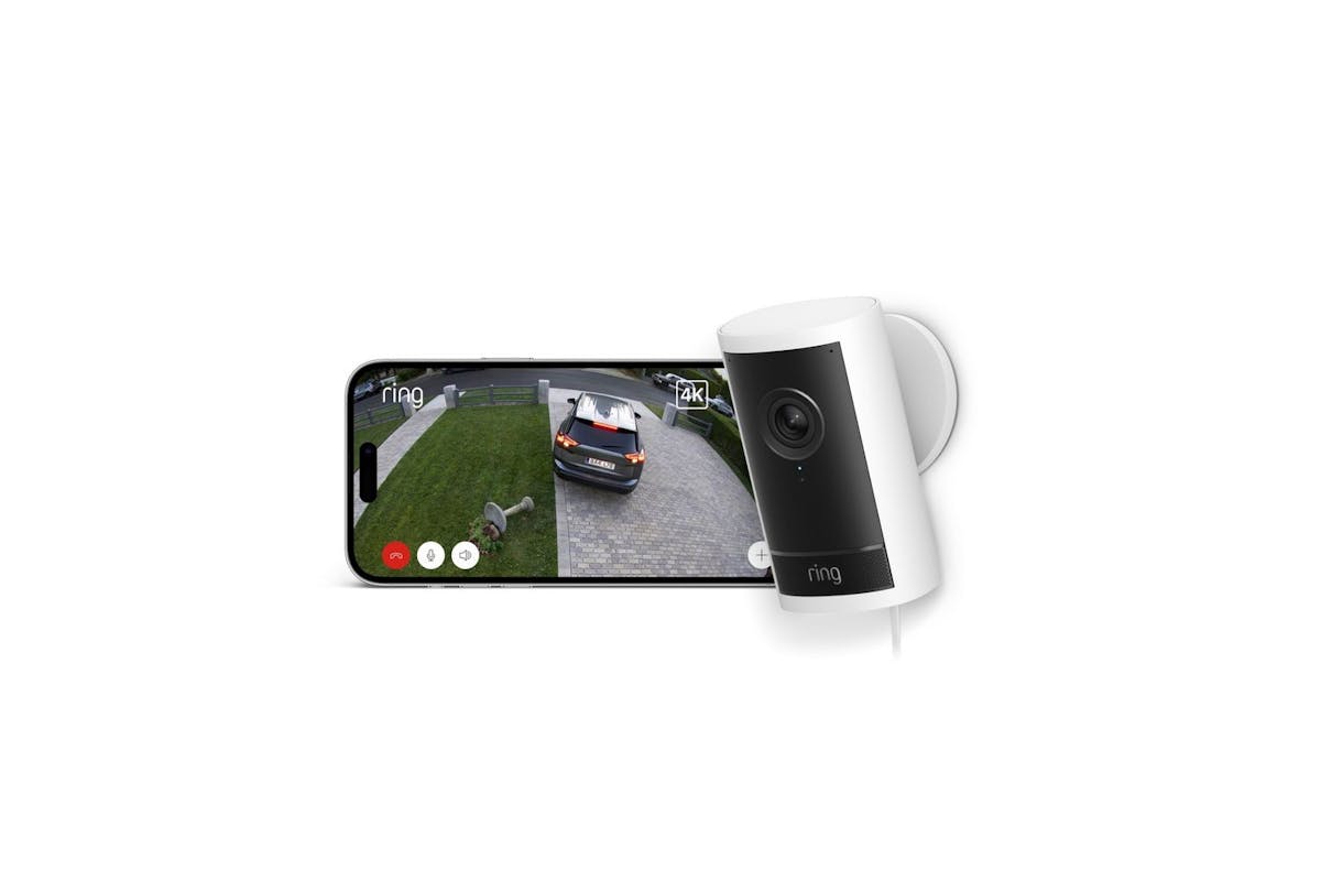 Ring Outdoor Cam Pro | Outdoor Security Camera | Plug-in | White-2