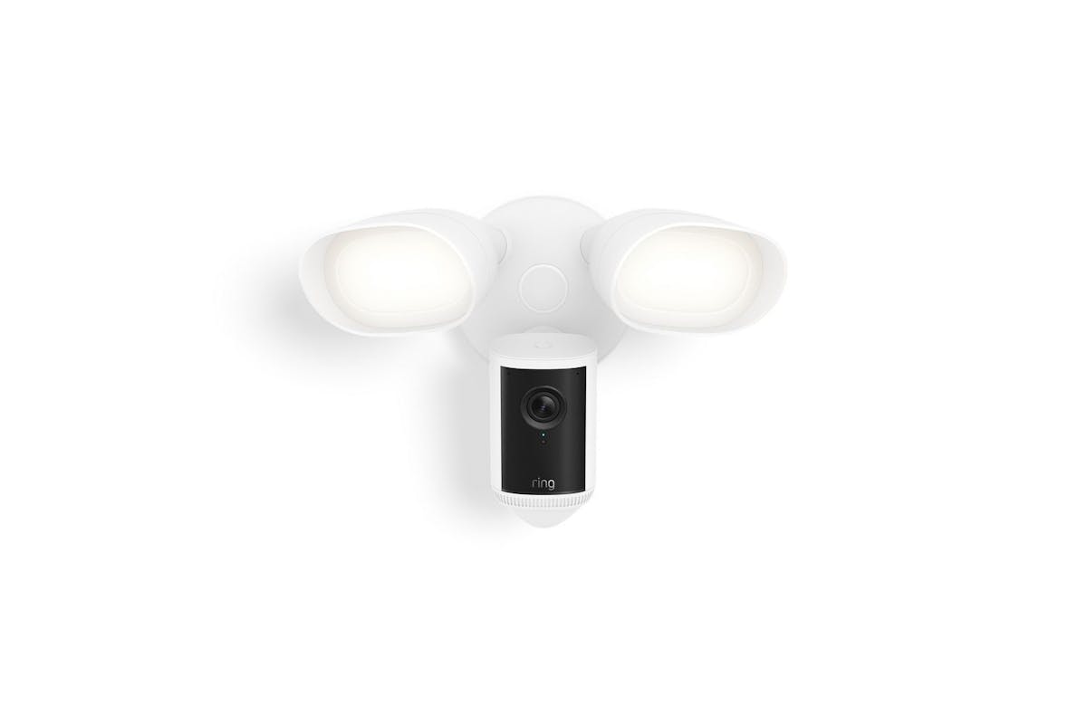 Ring Floodlight Cam Pro Wired White | Security Camera | Outdoor | 4k Video
