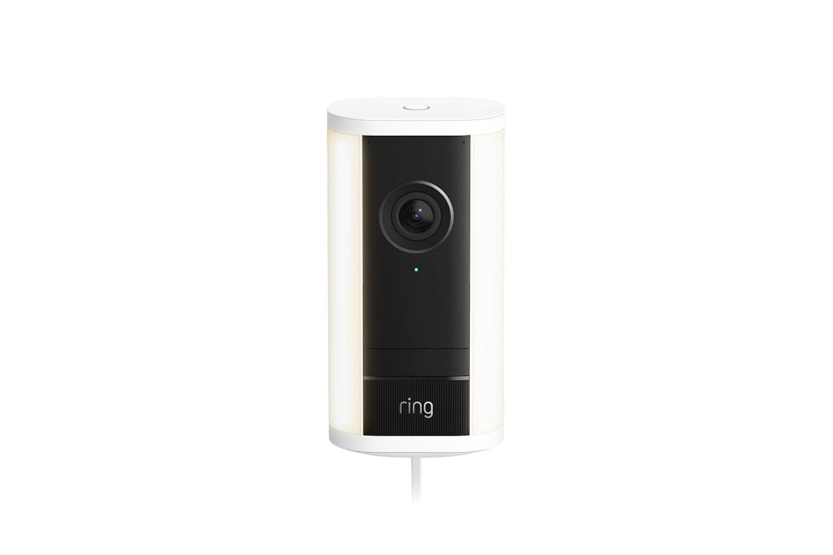 Ring Spotlight Cam Pro Plug-in | Security Camera | 4k Video | White