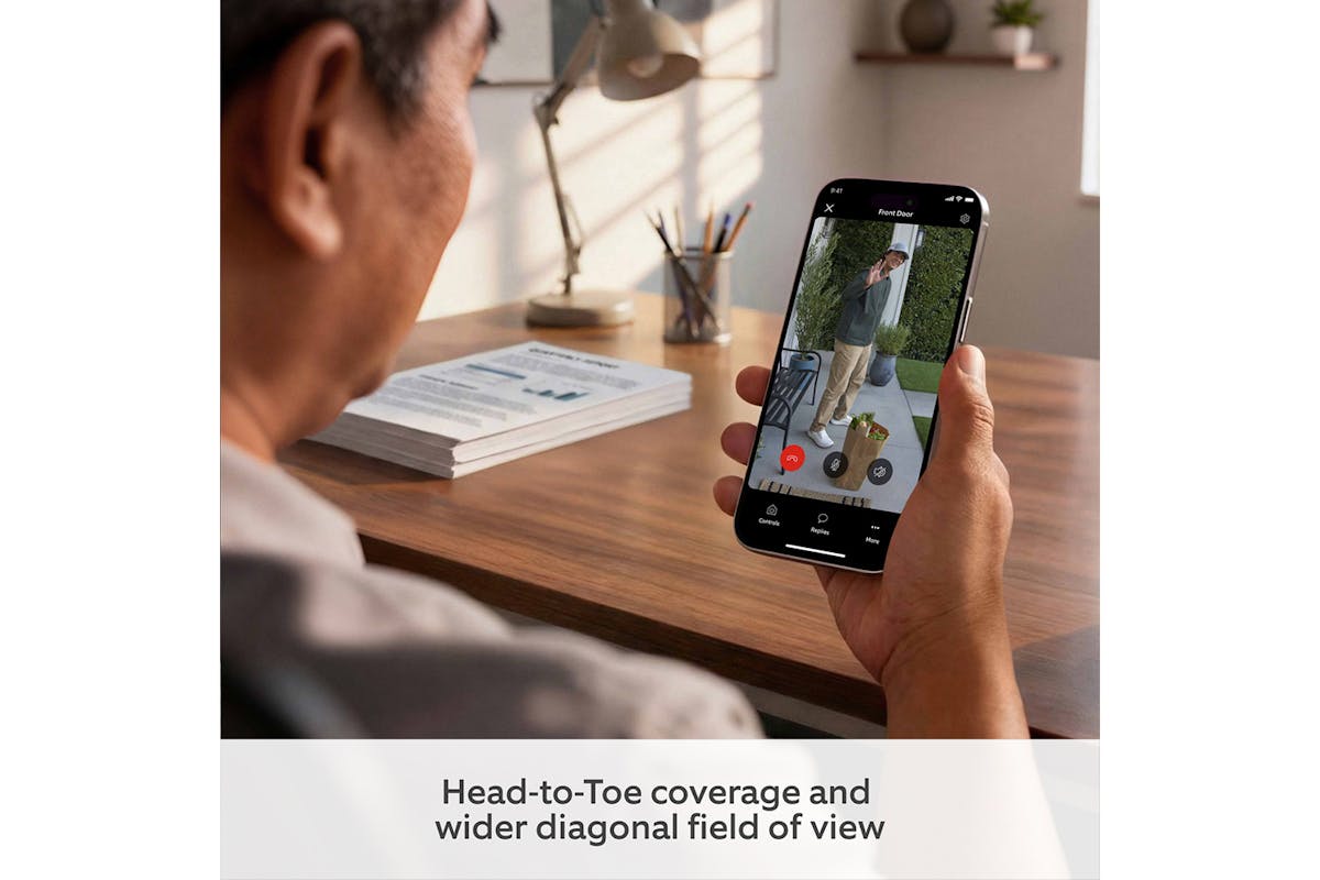 Ring Wired Video Doorbell 2nd Gen | Speckled Grey-4