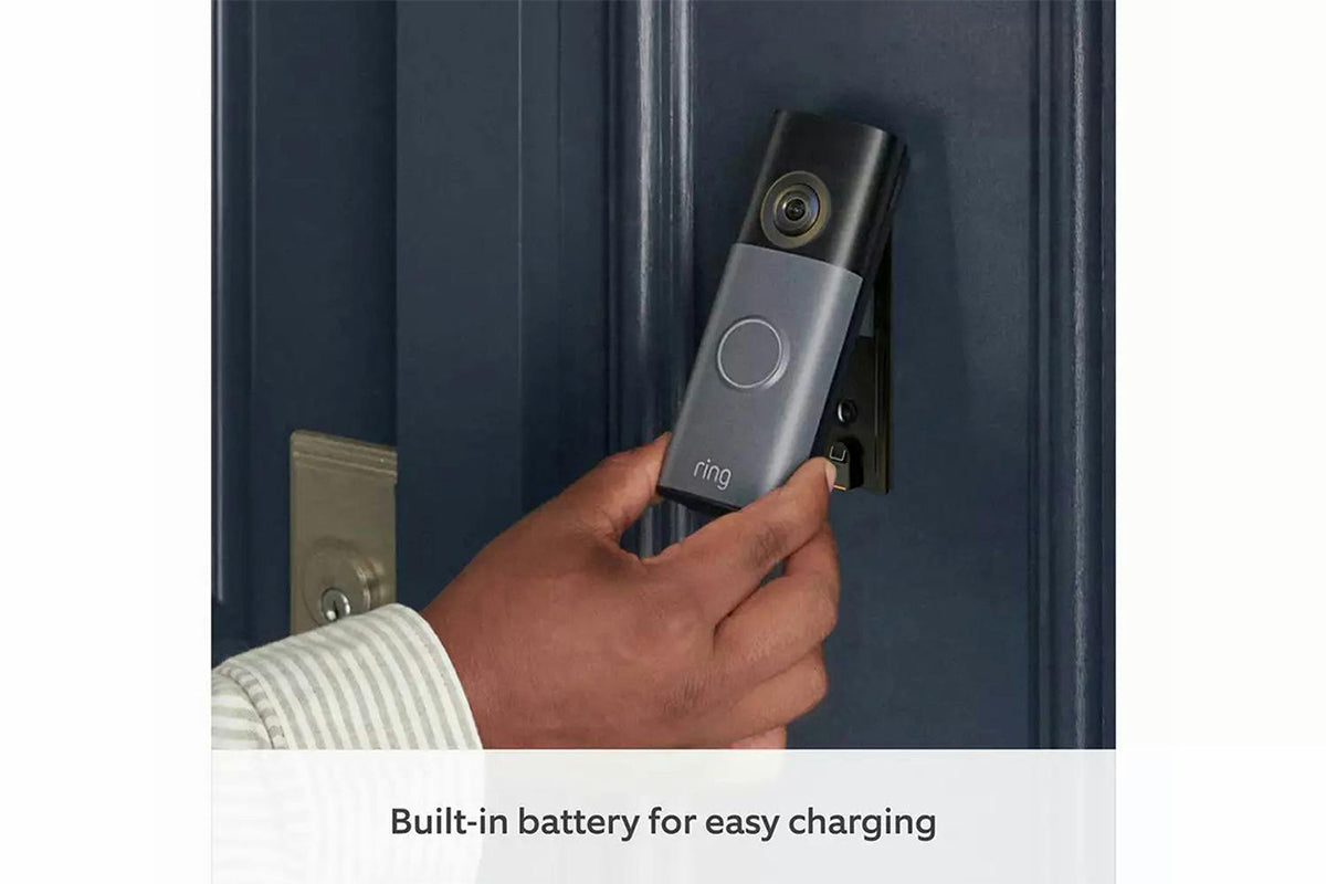 Ring Gen 2 Battery Video Doorbell with 3rd Gen Chime | Speckled Grey-5