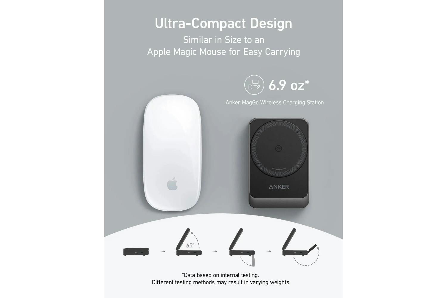 Anker MagGo 3-in-1 15W Wireless Charging Station | Black-6