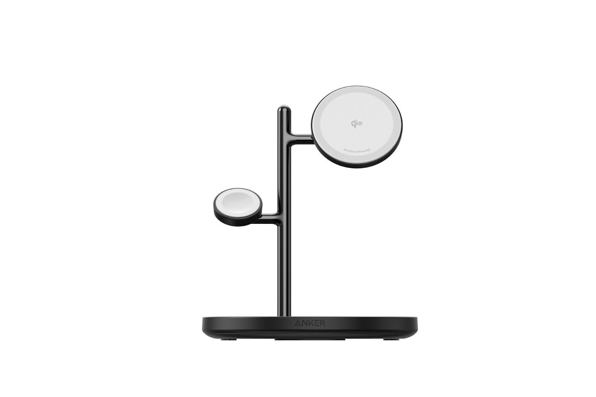 Anker MagGo 15W 3-in-1 Wireless Charging Station with Cable and Charger Bundle-3