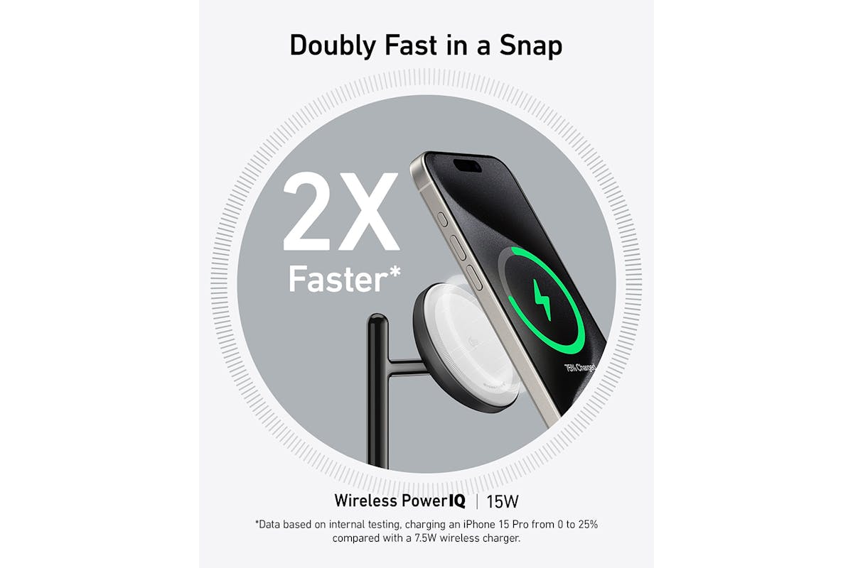 Anker Maggo 15W 3-in-1 Wireless Charging Station | Black-4