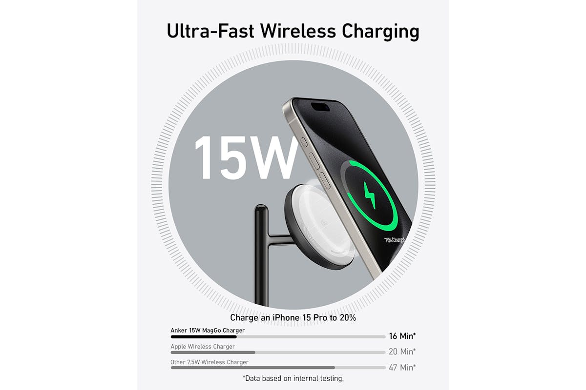 Anker Maggo 15W 3-in-1 Wireless Charging Station | Black-5