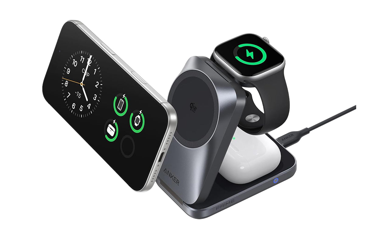 Anker Prime 25W 3‑in‑1 Wireless Charger | Black