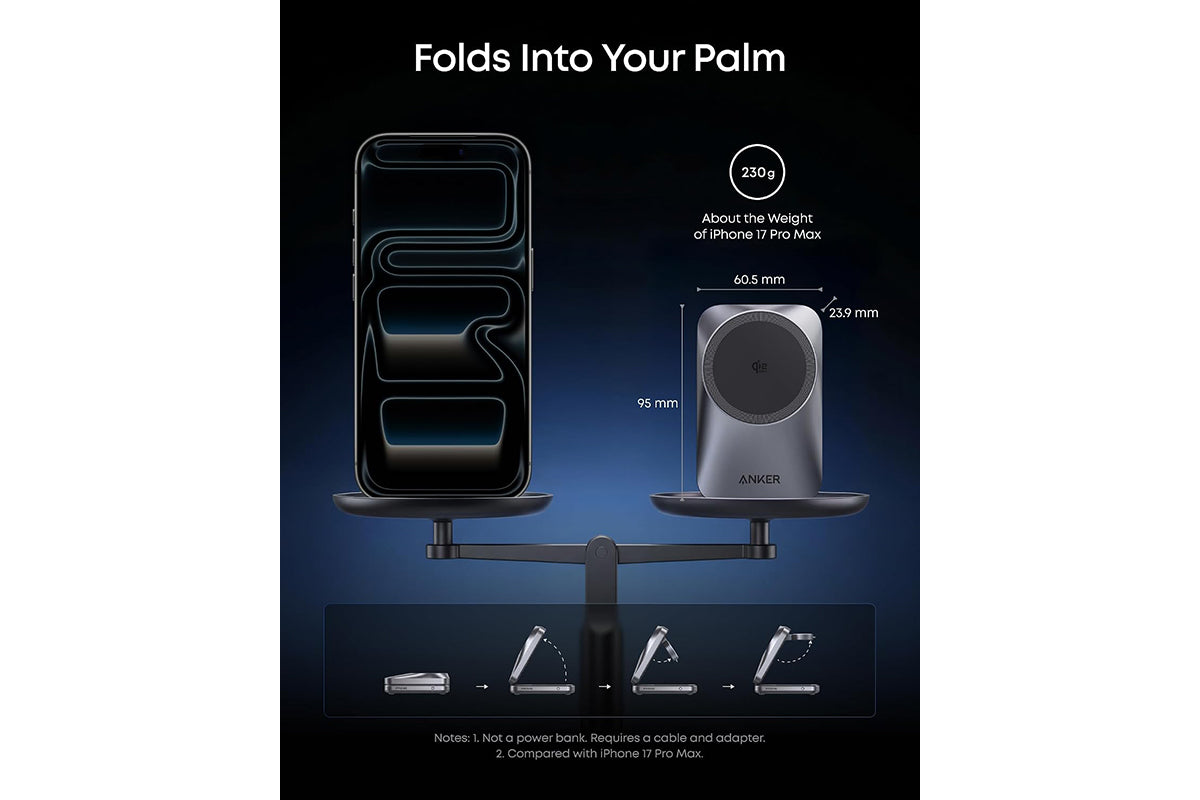 Anker Prime 25W 3‑in‑1 Wireless Charger | Black-3