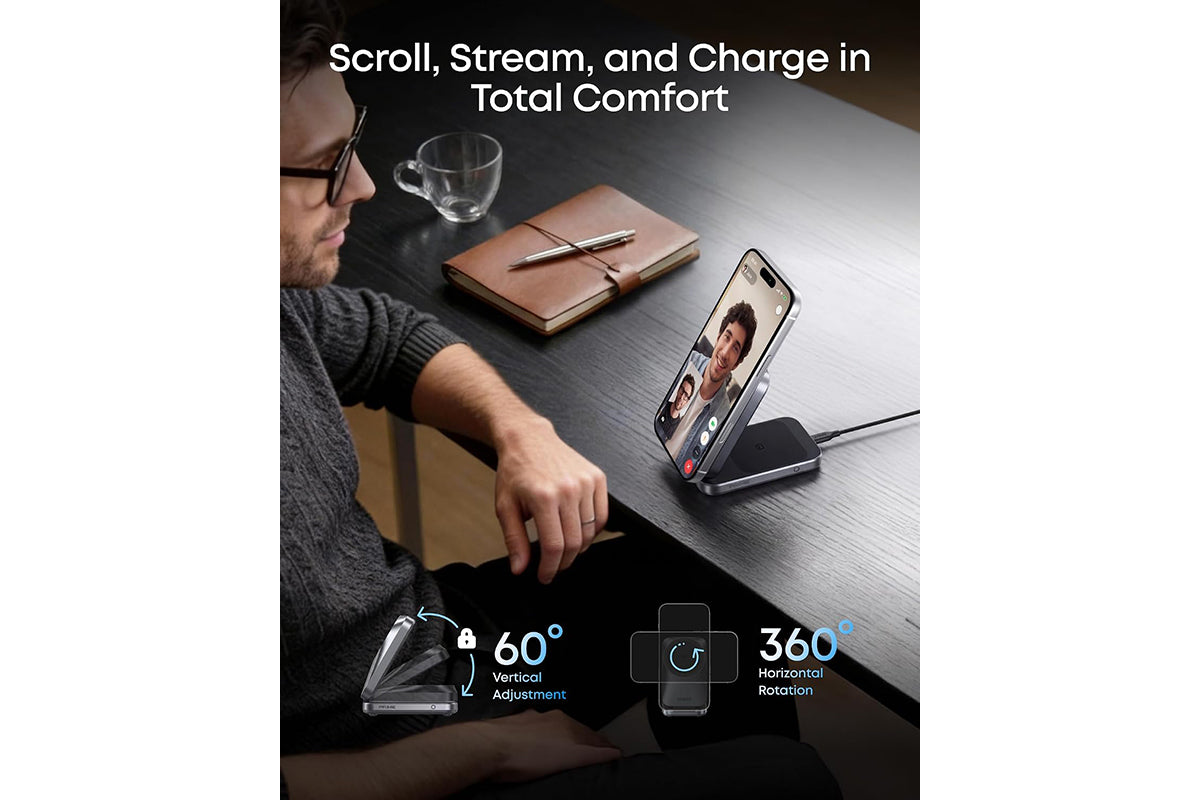 Anker Prime 25W 3‑in‑1 Wireless Charger | Black-4
