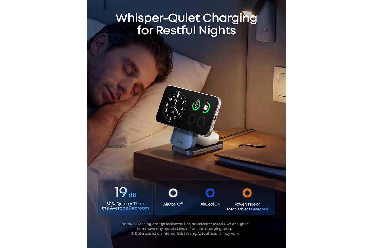 Anker Prime 25W 3‑in‑1 Wireless Charger | Black-5