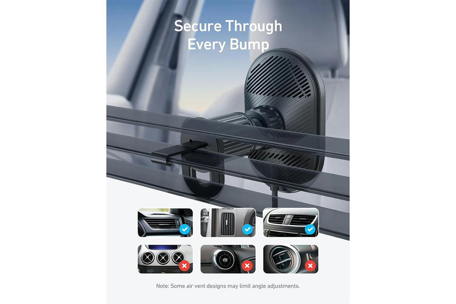 Anker Refurbished MagSafe 15W Wireless Car Charger-3