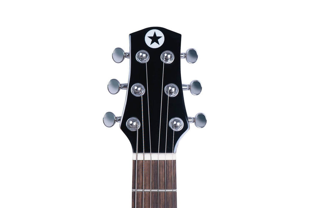 Carry-on Travel Guitar St Black-6