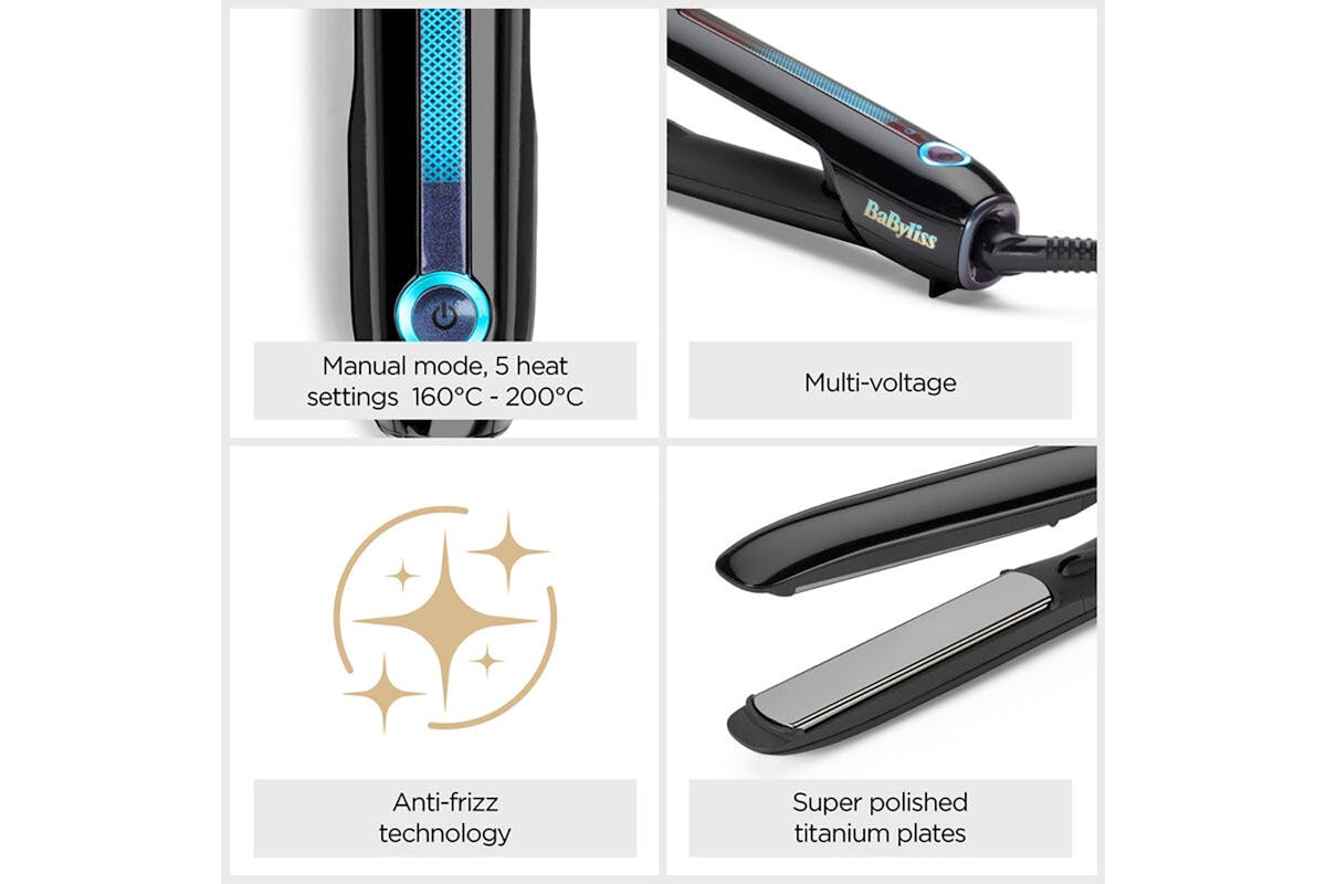 BaByliss Intelligent Hair Straightener | ST490U-6