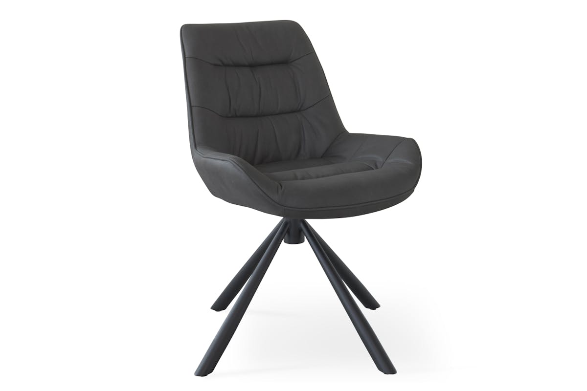 Bas Dining Chair | Swivel | Grey-3
