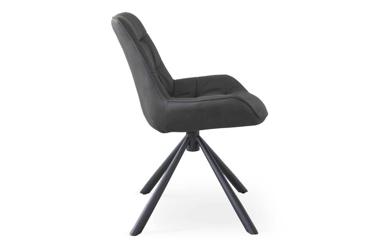 Bas Dining Chair | Swivel | Grey-6