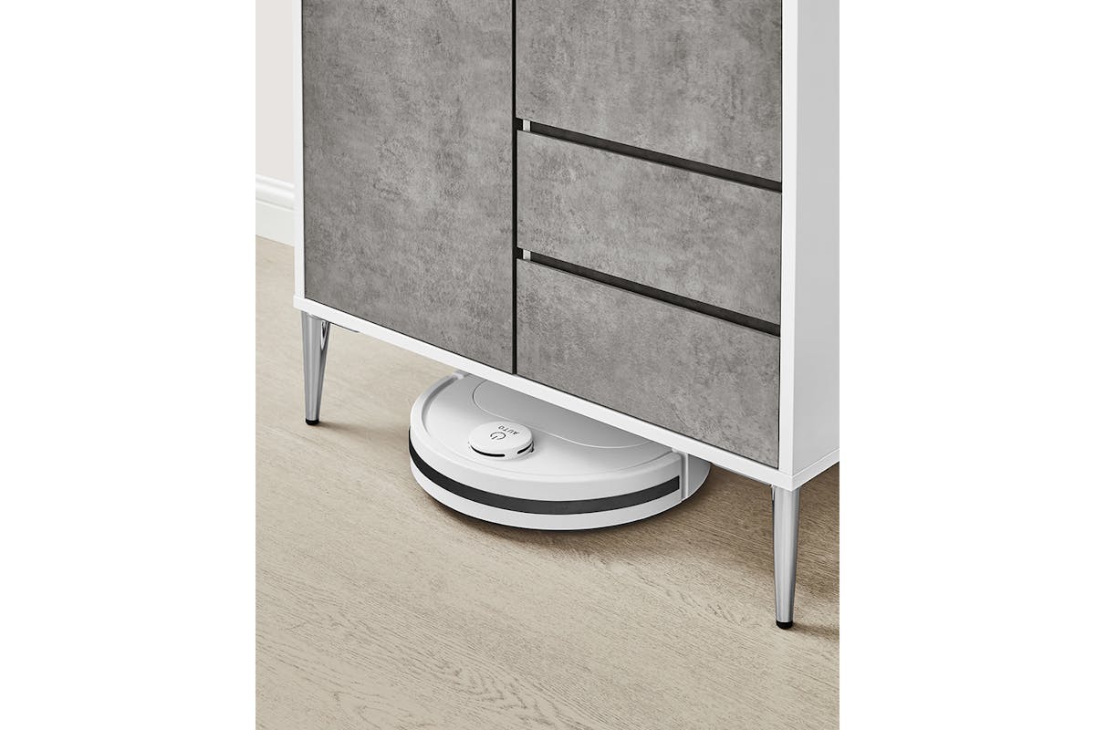 Vasagle Sideboard Storage Cabinet With 2 Drawers | Concrete Grey-6